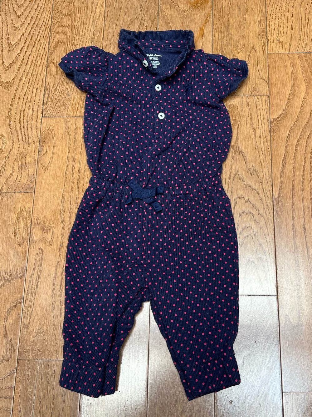 Baby Girl Ralph Lauren Jumpsuit Polka Dot 3 months